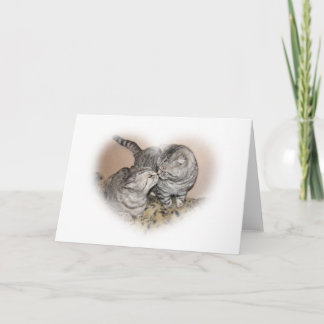 Cartão Cat love Greeting card