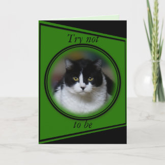 Cartão Cat, Max 1- customize for any occasion