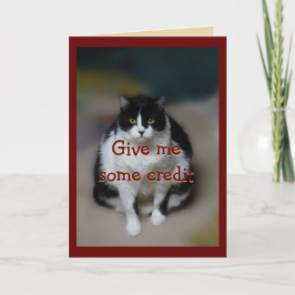 Cartão Cat, Max fv- customize for any occasion