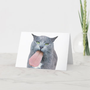 Cartão Cat Pegou Sua Língua?