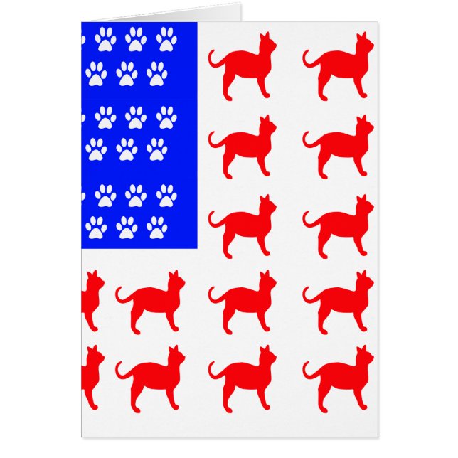 Cartão Cat + Sinalizador de Paw (Frente)