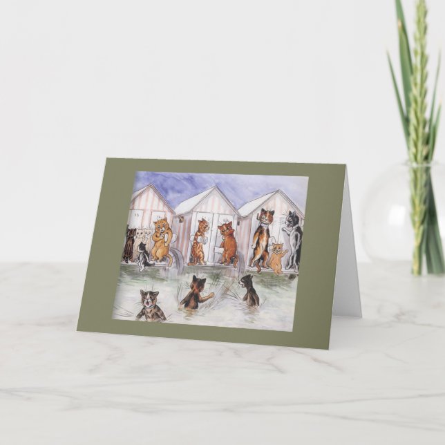 Cartão Cat Vintage Card (Frente)