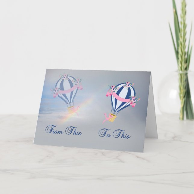 Cartão Cataract Surgery Get Well Card with Balloons (Frente)