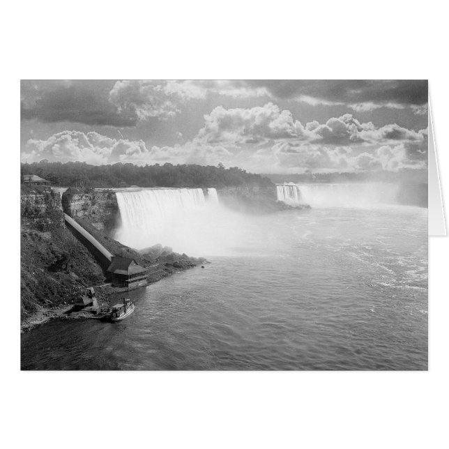 Cartão Cataratas do Niágara, 1905 (Frente Horizontal)