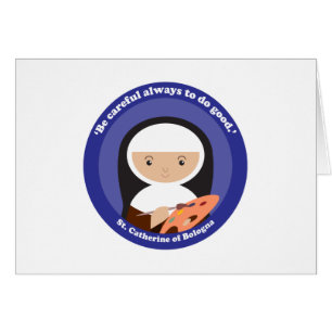 Cartão Catarina de Bolonha