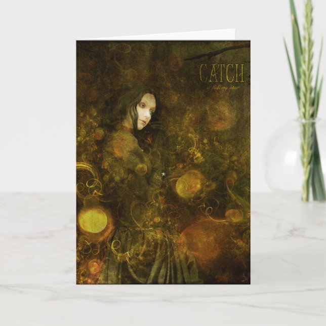 Cartão catch a falling star (Frente)