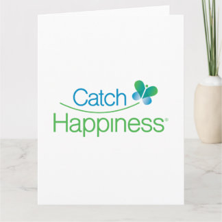 Cartão Catch Happiness® ~ Em Branco Por Dentro