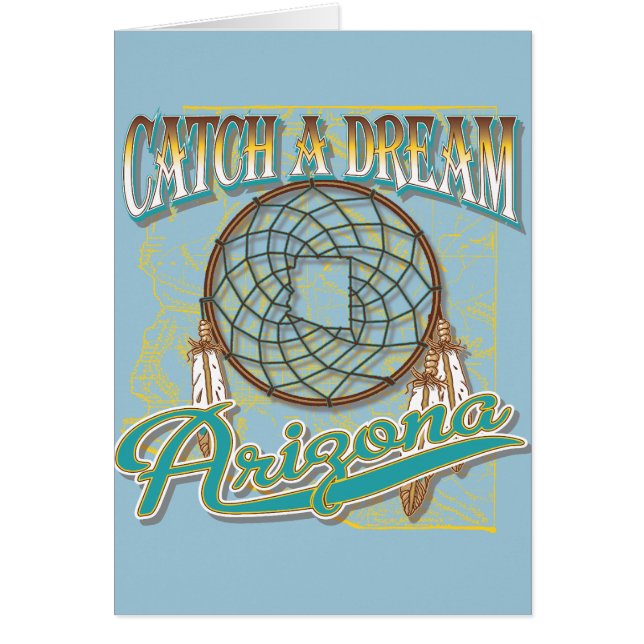 Cartão Catcher de Sonho de arizona (Frente)