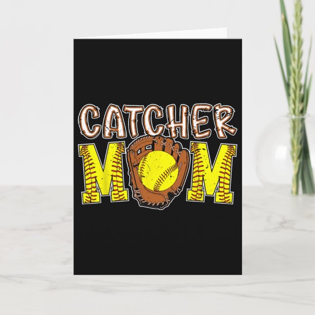 Cartão Catcher Mãe Softll Catcher Mãe Softll Catcher Mamã (Frente)