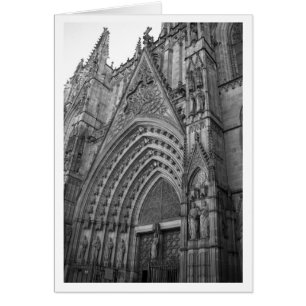 Cartão Catedral (Barcelona, Espanha)