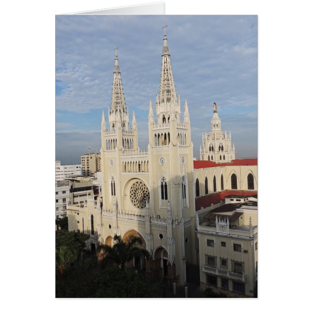 Cartão Catedral da Manhã - Guayaquil - Equador (Frente)
