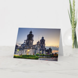 Cartão Catedral de Cidade do México