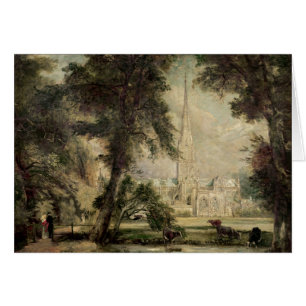Cartão Catedral de John Constable Salisbúria do Bish