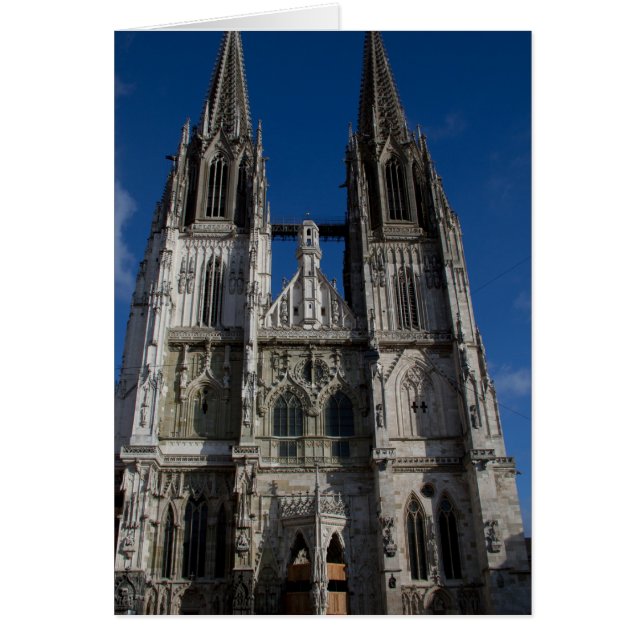Cartão Catedral de Regensburg (Frente)