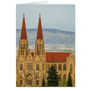 Cartão Catedral de Ruas. Helena, Helena, Montana