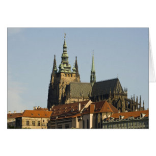 Cartão Catedral de Vitus e Castelo de Praga, um dos