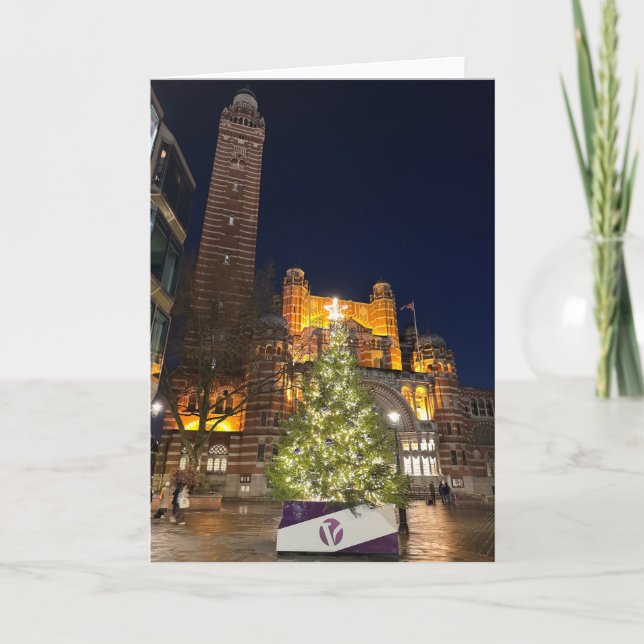 Cartão Catedral de Westminster, Londres, Reino Unido (Frente)