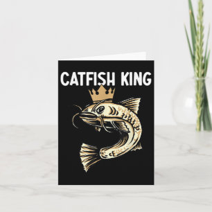 Cartão Catfish King - Entusiasta pesqueiro pescador