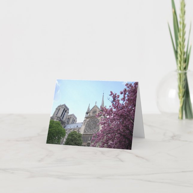 Cartão Cathédrale Notre Dame de Paris (Frente)
