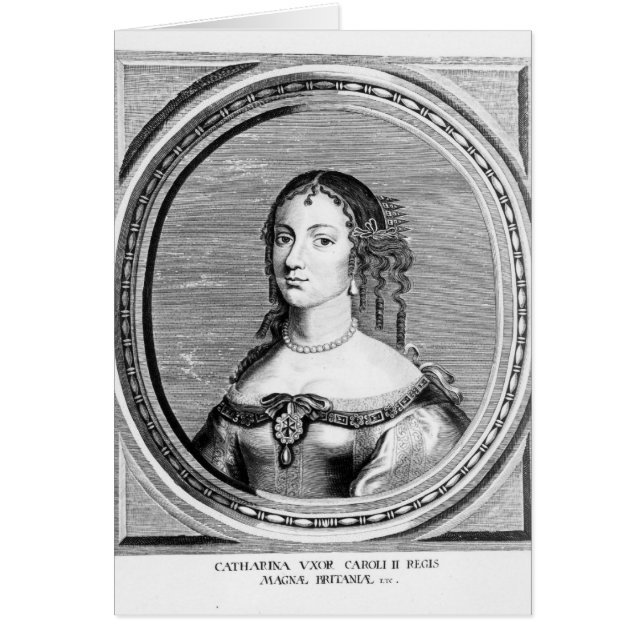 Cartão Catherine de Braganza (Frente)