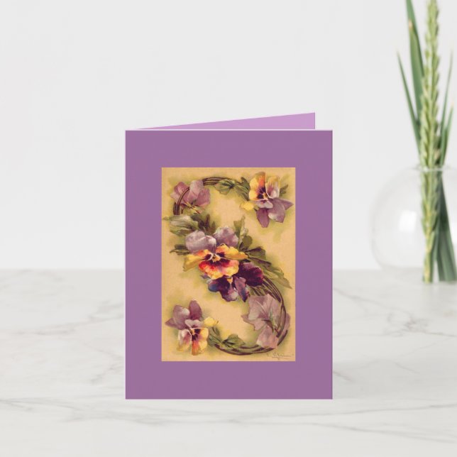 Cartão Catherine Klein Alphabet S.  NOTE CARD PRP (Frente)