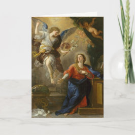 Cartão Catholic Annunciation of the Virgin Mary Scripture