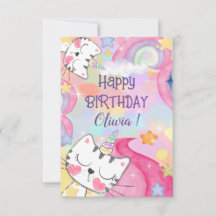 Caticorn Meow-Gical Happy Birthday
