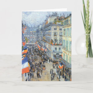 Cartão Catorze de Julho, Rue Daunou de Childe Hassam