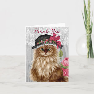 Cartão Cats dressed in Hats Notecards