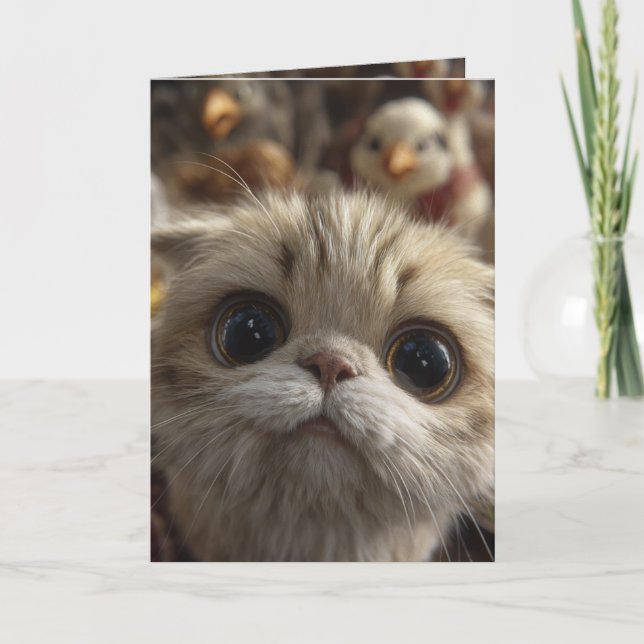 Cartão Catsgiving Thanksgiving Card (Frente)