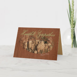 Cartão Cattails-Sympathy-customize