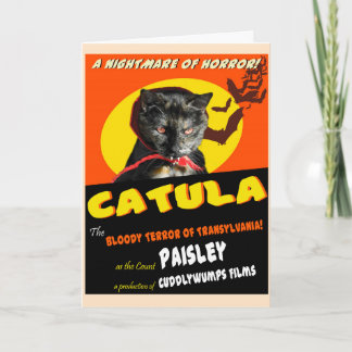 Cartão Catula Halloween Card
