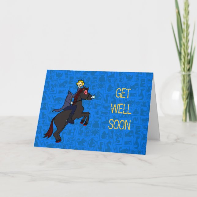 Cartão Cavaleiro decapitado (Frente)