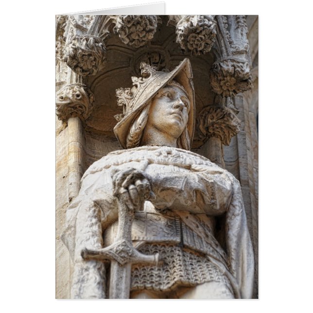 Cartão Cavaleiro Medieval (Frente)