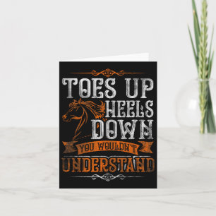 Cartão Cavaleiros Cruzados Oferecem Cavalo Ancorado