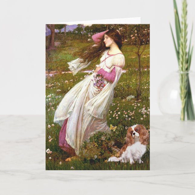 Cartão Cavalier 2 (Bl) - Windflowers (Frente)