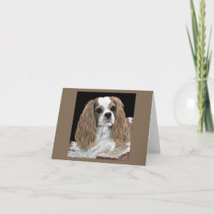 Cartão Cavalier King Charles Spaniel - Bella
