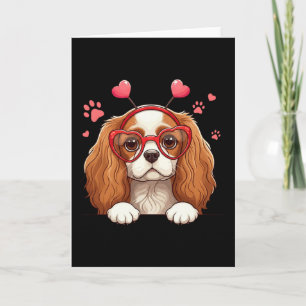 Cartão Cavalier King Charles Spaniel Engraçado Coração Ca