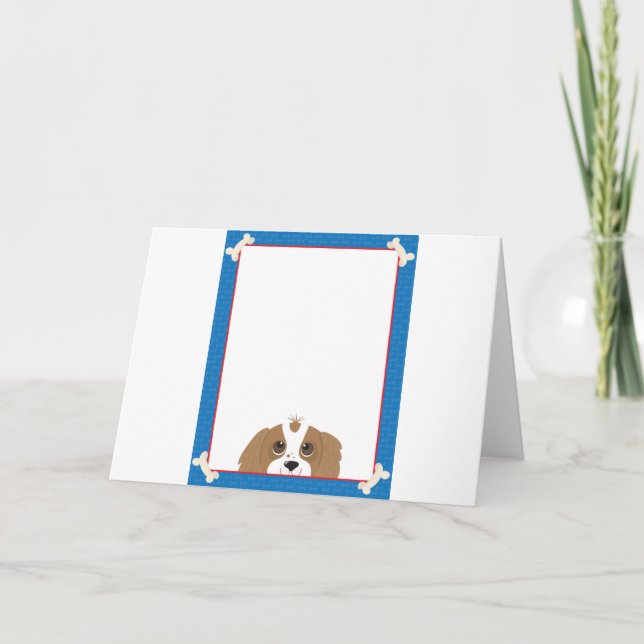 Cartão Cavalier King Charles Spaniel Frame (Frente)