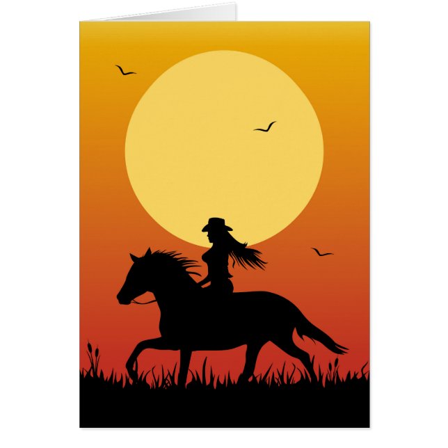 Cartão Cavalo Andando (Frente)