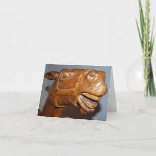 Cartão Cavalo Antochado