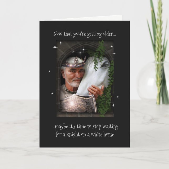 Cartão Cavalo Branco (não apenas para os Aniversários;-) (Frente)