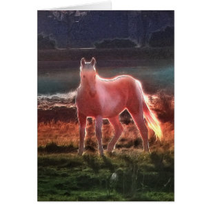 Cartão Cavalo de Sonho Espírito