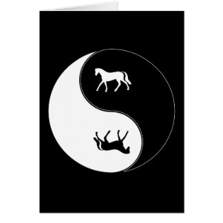 Cartão Cavalo de Yin Yang