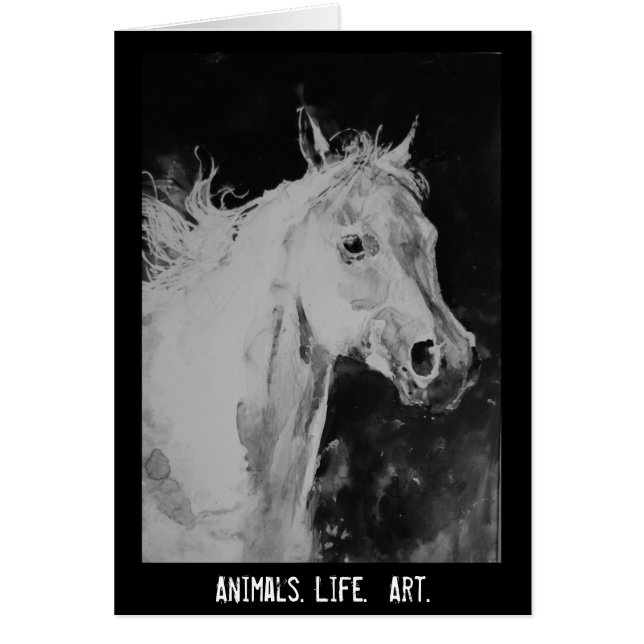 Cartão cavalo do espírito (Frente)