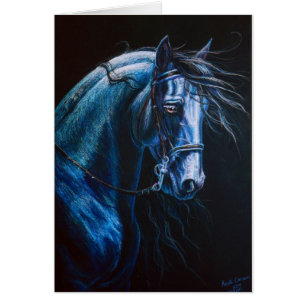 Cartão Cavalo do frisão