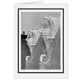 Cartão Cavalo do Mar Icônico de Sarasota