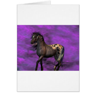 Cartão Cavalo indiano