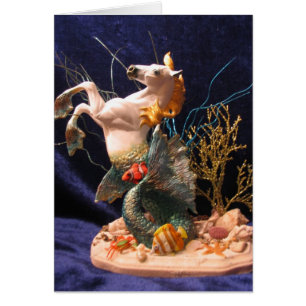 Cartão Cavalo marinho