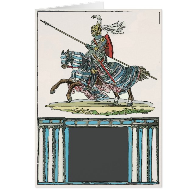 Cartão Cavalo no Cavalo (Frente)